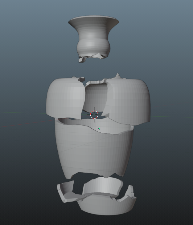 Ceramic Restoration Puzzle - close-up of puzzle pieces and workshop setup